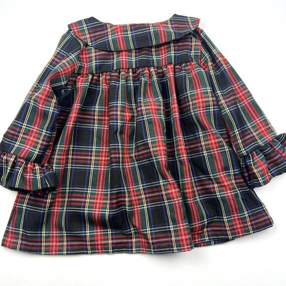 Girl August Holiday Plaid Tunic Top - Picture 4 of 5